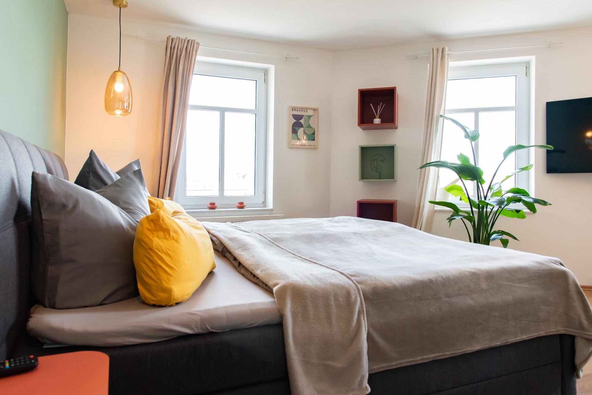 Bauhaus Apartment - Netflix, Nespresso, Zentral, Messe Кемниц Екстериор снимка