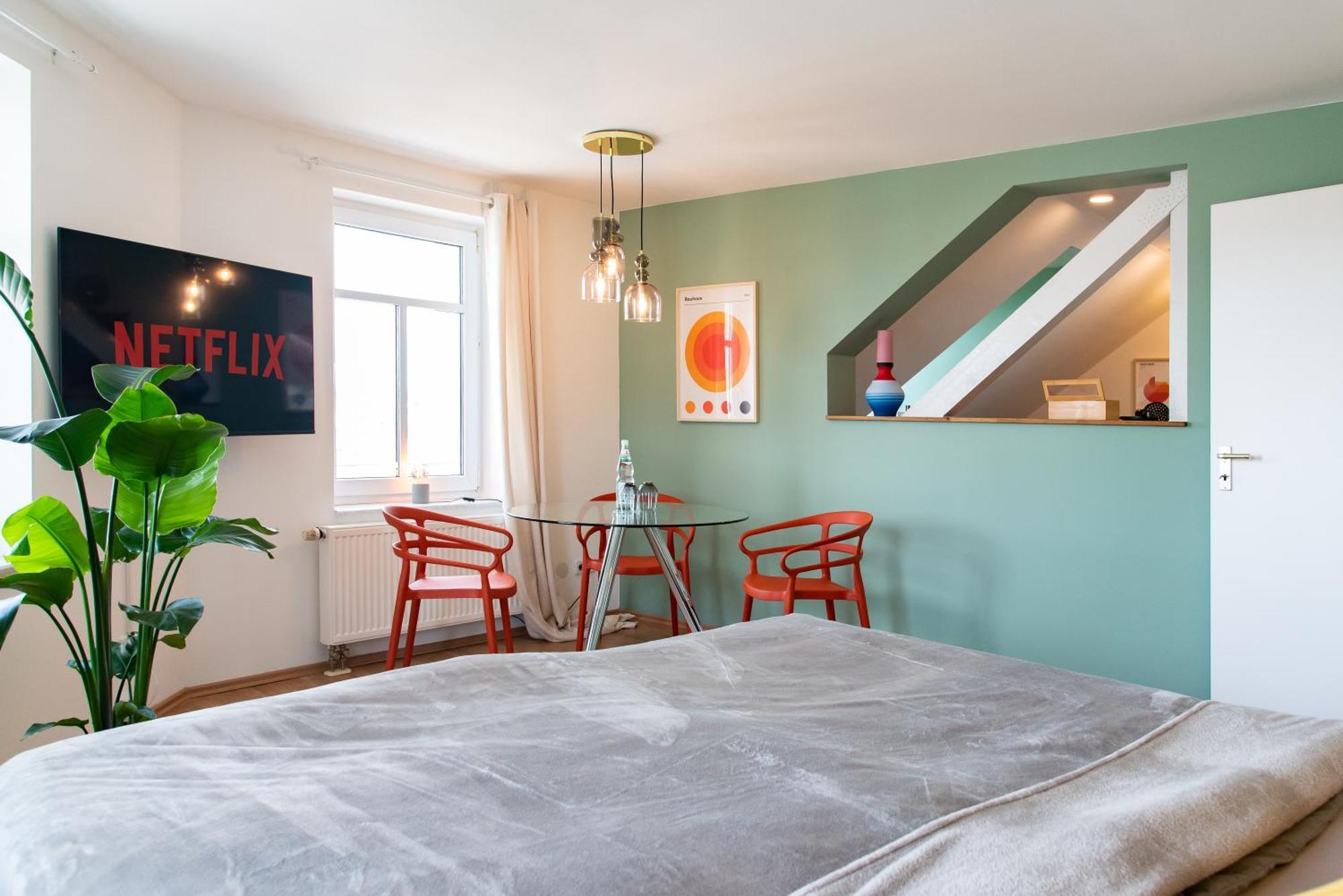 Bauhaus Apartment - Netflix, Nespresso, Zentral, Messe Кемниц Екстериор снимка